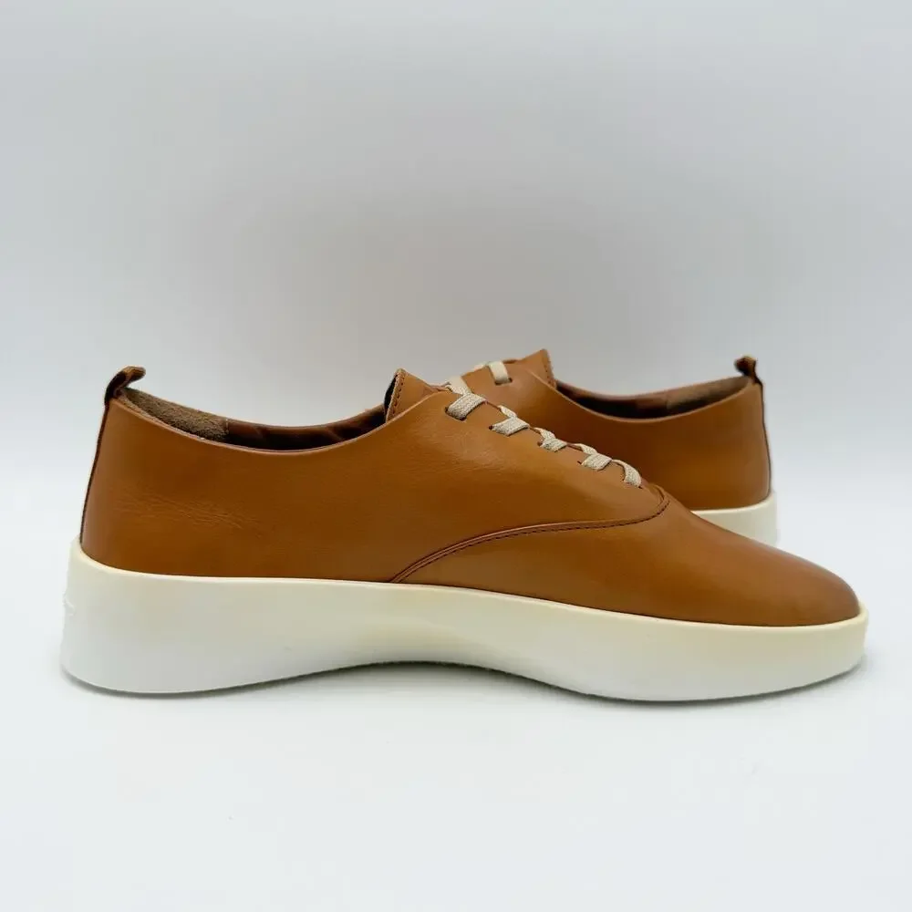 Wolf & Shepherd Cruise Lace Up Sneakers Mens 4.5 Womens 6 Tan Nubuck NIB